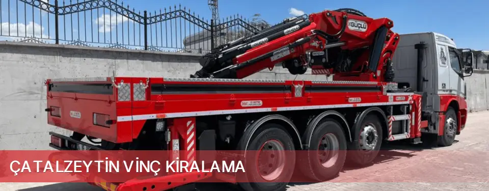 Çatalzeytin İlçemi Vinç Kiralama